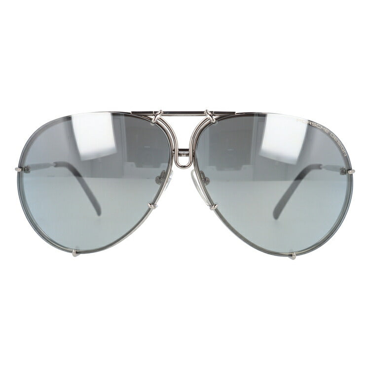 【国内正規品】ポルシェデザイン サングラス PORSCHE DESIGN P8478-B-6910-135-V655-E98 シルバー/ダークグレーミラー/ダークグリーン ティアドロップ メンズ UVカット ラッピング無料