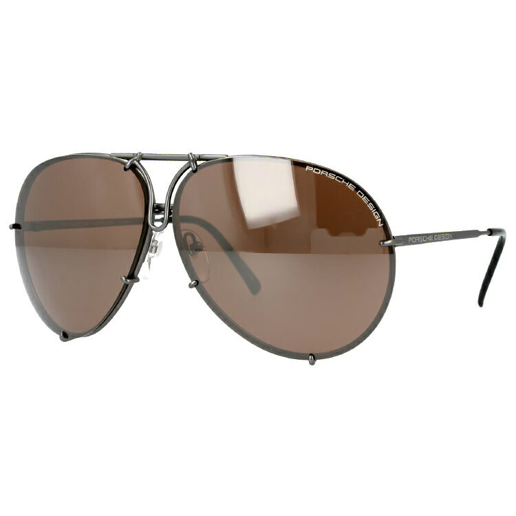 【国内正規品】ポルシェデザイン サングラス PORSCHE DESIGN P8478-C-6910-135-V651-E98 グレー/グリーン/オレンジミラー ティアドロップ メンズ UVカット ラッピング無料