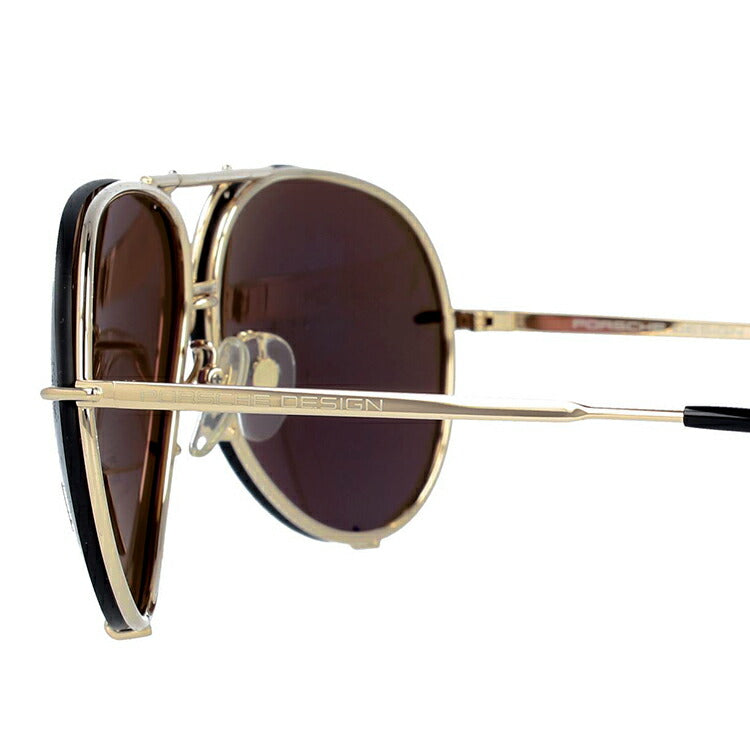 【国内正規品】ポルシェデザイン サングラス PORSCHE DESIGN P8978-A-6610-135-V604-E98 ゴールド/ダークブラウン/スモークグラデーションミラー ティアドロップ メンズ UVカット ラッピング無料