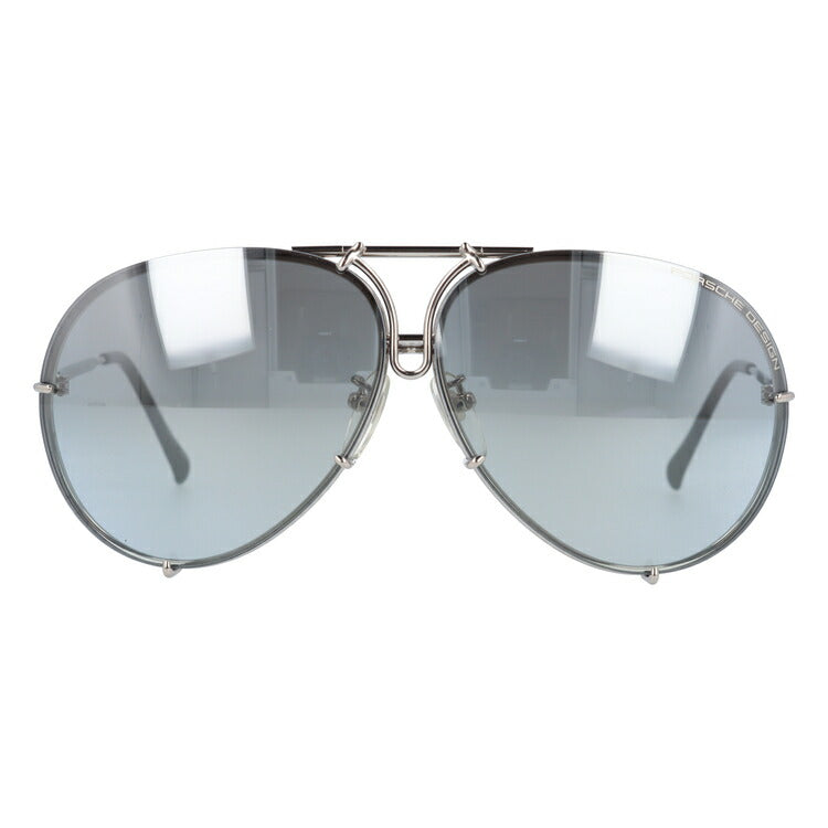 【訳あり】ポルシェデザイン サングラス PORSCHE DESIGN P8978-B-6610-135-V655-E98 シルバー/ダークグレーミラー/ダークグリーン ティアドロップ メンズ UVカット ラッピング無料