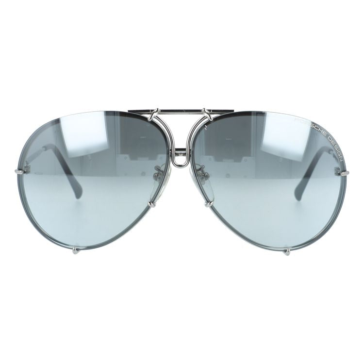 【訳あり・店頭展示品/付属品なし/外箱なし】 ポルシェデザイン サングラス ミラーレンズ PORSCHE DESIGN P8978 B 66サイズ ティアドロップ型 スペアレンズ付き アウトレット品 ユニセックス メンズ レディース