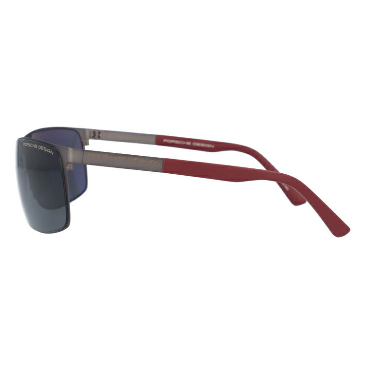 【国内正規品】ポルシェデザイン サングラス PORSCHE DESIGN P8566-A-6416-135-V661-E93 グレー/ダークブルーミラー メンズ メンズ UVカット ラッピング無料