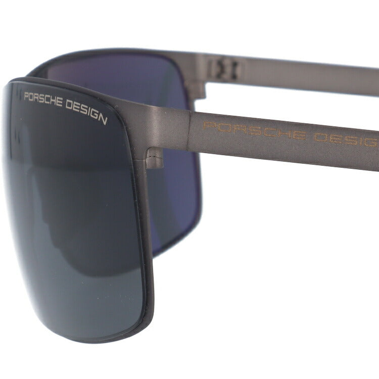 【国内正規品】ポルシェデザイン サングラス PORSCHE DESIGN P8566-A-6416-135-V661-E93 グレー/ダークブルーミラー メンズ メンズ UVカット ラッピング無料