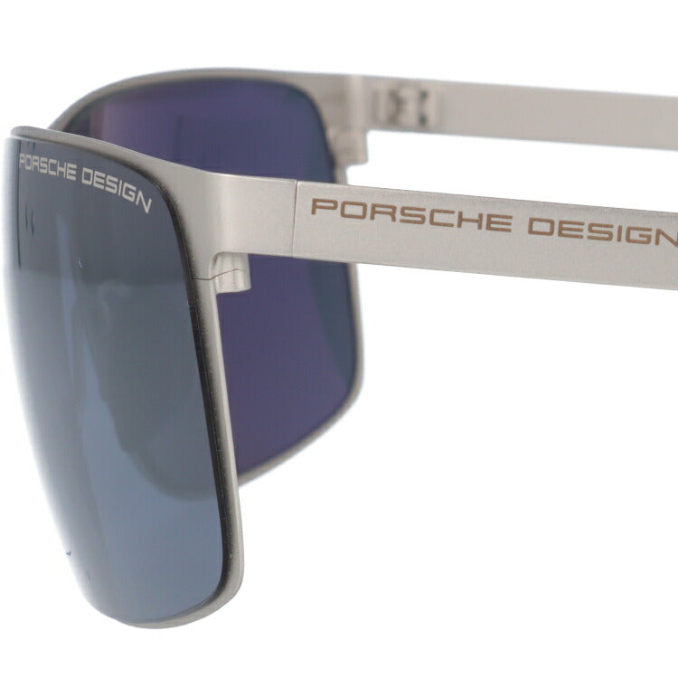【国内正規品】ポルシェデザイン サングラス PORSCHE DESIGN P8566-C-6416-135-V751-E93 シルバー/ダークブルーミラー メンズ メンズ UVカット ラッピング無料