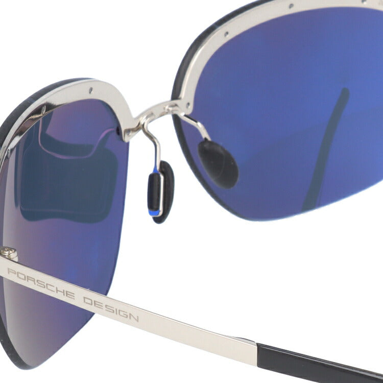 【国内正規品】ポルシェデザイン サングラス ミラーレンズ PORSCHE DESIGN P8576-D 65サイズ オーバル メンズ レディース UVカット ラッピング無料