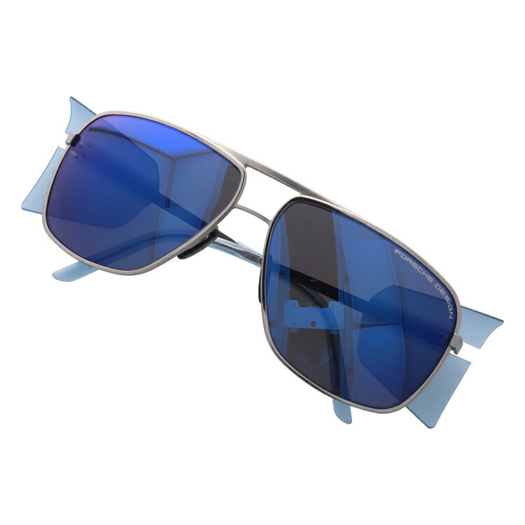 【国内正規品】ポルシェデザイン サングラス ミラーレンズ PORSCHE DESIGN P8593-D 64サイズ ウェリントン型 メンズ UVカット ラッピング無料