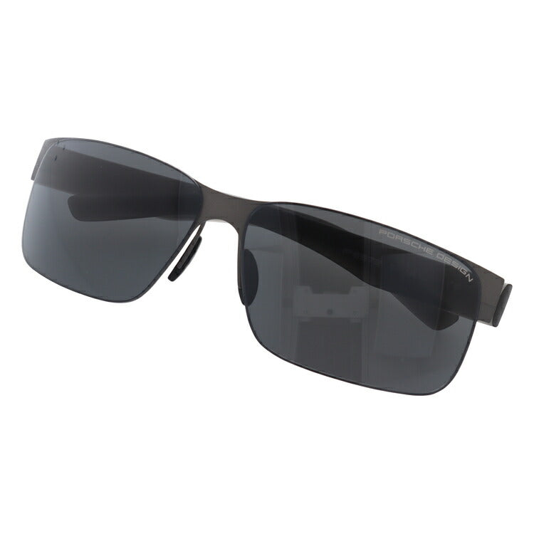 【国内正規品】ポルシェデザイン サングラス PORSCHE DESIGN P8573-D 66サイズ スクエア ユニセックス メンズ レディース ラッピング無料
