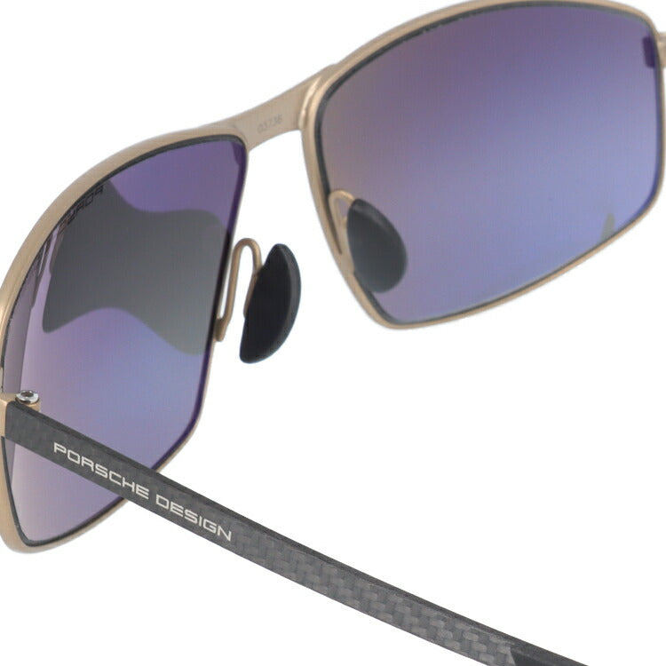 【国内正規品】ポルシェデザイン サングラス PORSCHE DESIGN P8652-C 60サイズ スクエア ユニセックス メンズ レディース ラッピング無料