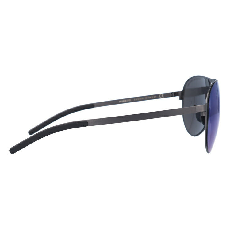 【国内正規品】ポルシェデザイン サングラス ミラーレンズ PORSCHE DESIGN P8670-D 64サイズ ティアドロップ ユニセックス メンズ レディース ラッピング無料