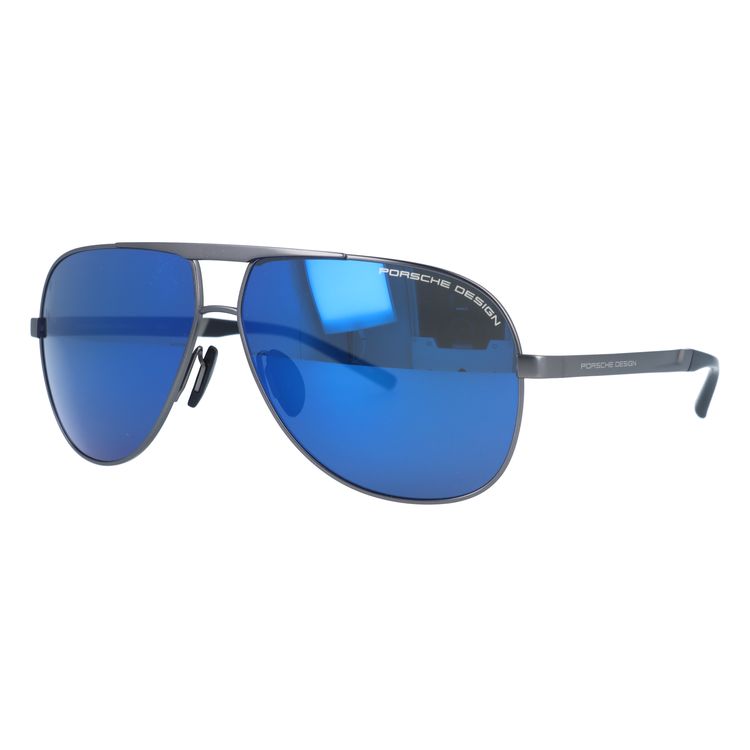 【国内正規品】ポルシェデザイン サングラス ミラーレンズ PORSCHE DESIGN P8657 B 62サイズ ティアドロップ(ダブルブリッジ) ユニセックス メンズ レディース