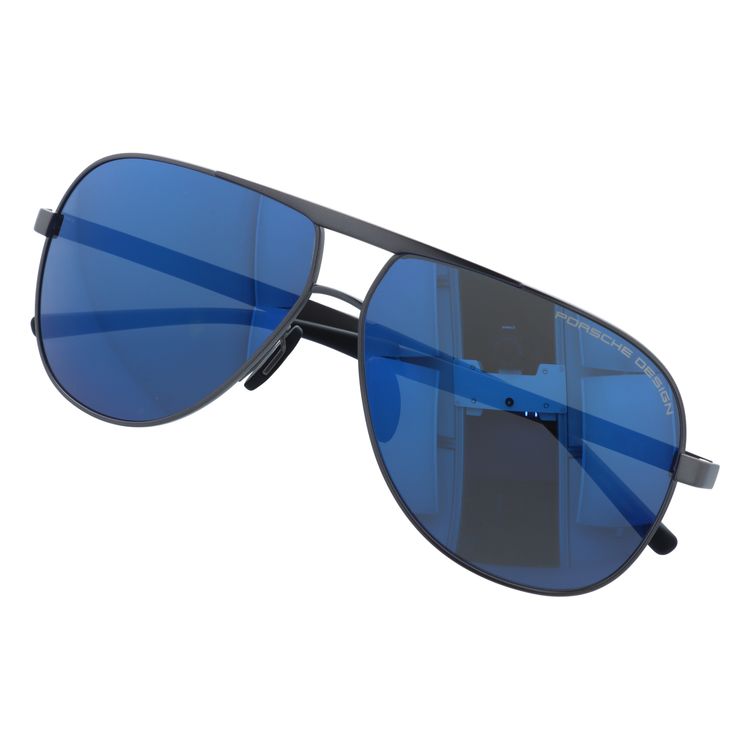 【国内正規品】ポルシェデザイン サングラス ミラーレンズ PORSCHE DESIGN P8657 B 62サイズ ティアドロップ(ダブルブリッジ) ユニセックス メンズ レディース