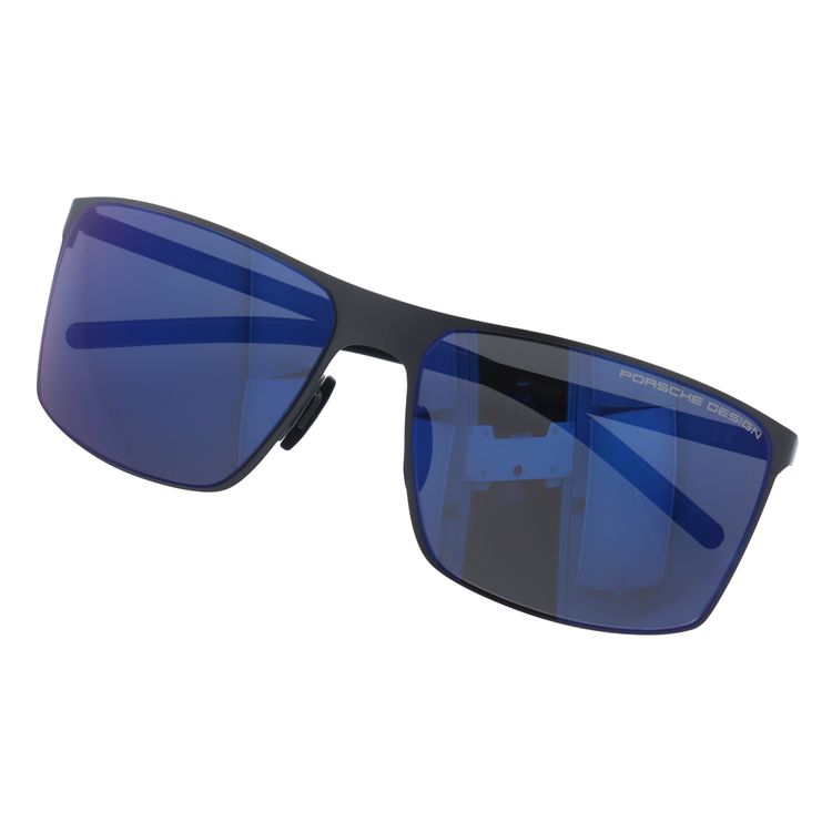 【国内正規品】ポルシェデザイン サングラス ミラーレンズ PORSCHE DESIGN P8667 C 64サイズ スクエア ユニセックス メンズ レディース