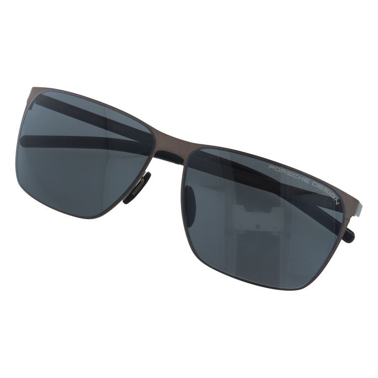 【国内正規品】ポルシェデザイン サングラス PORSCHE DESIGN P8669 B 61サイズ スクエア型 ユニセックス メンズ レディース