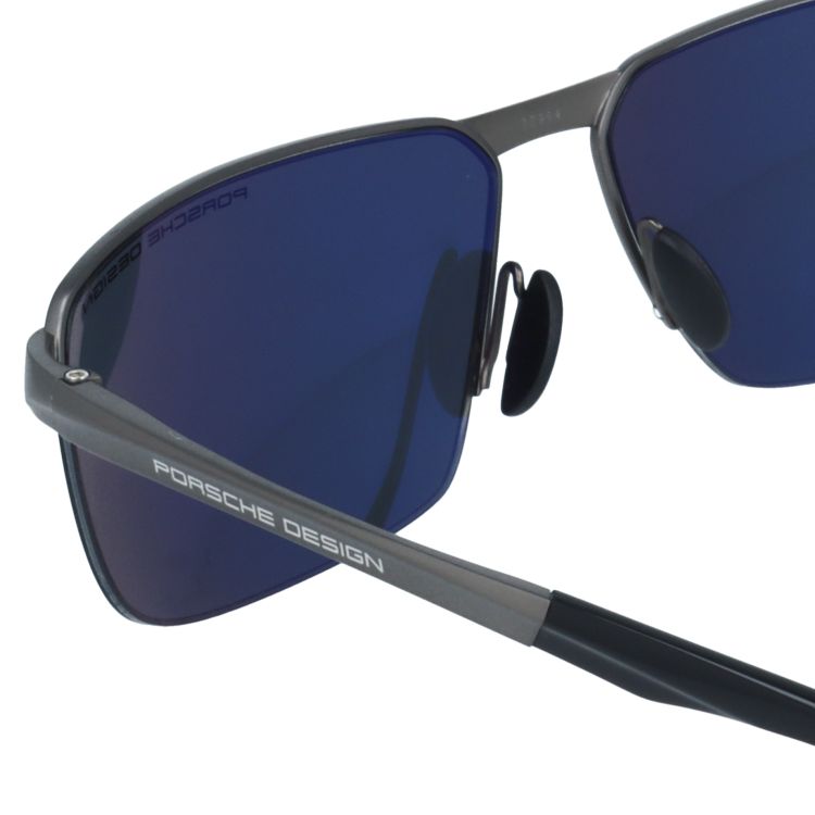 【国内正規品】ポルシェデザイン サングラス PORSCHE DESIGN P8917 C 63サイズ スクエア型 ユニセックス メンズ レディース