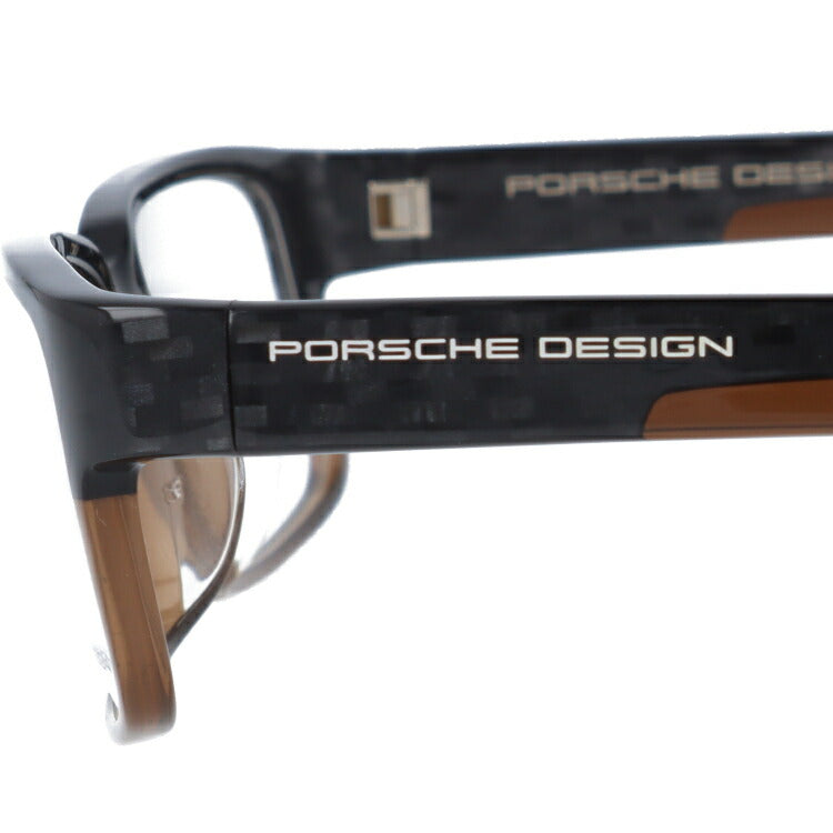 【国内正規品】メガネ 度付き 度なし 伊達メガネ 眼鏡 PORSCHE DESIGN ポルシェデザイン P8708-B-5515-140-0000-E92 55 ユニセックス メンズ レディース スクエア型 UVカット 紫外線 ラッピング無料