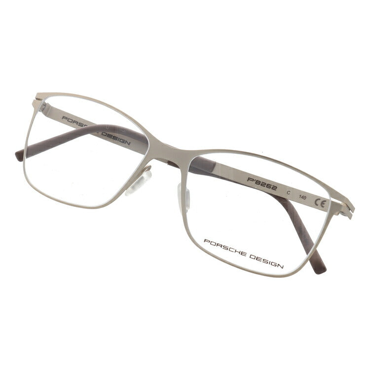 【国内正規品】ポルシェデザイン PORSCHE DESIGN メガネ フレーム 眼鏡 度付き 度なし 伊達 P8262-C 54サイズ スクエア型 UVカット 紫外線 ラッピング無料