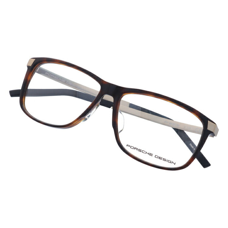 【国内正規品】ポルシェデザイン メガネフレーム 伊達メガネ レギュラーフィット PORSCHE DESIGN P8319 B 55サイズ ウェリントン ユニセックス メンズ レディース イタリア製 ラッピング無料