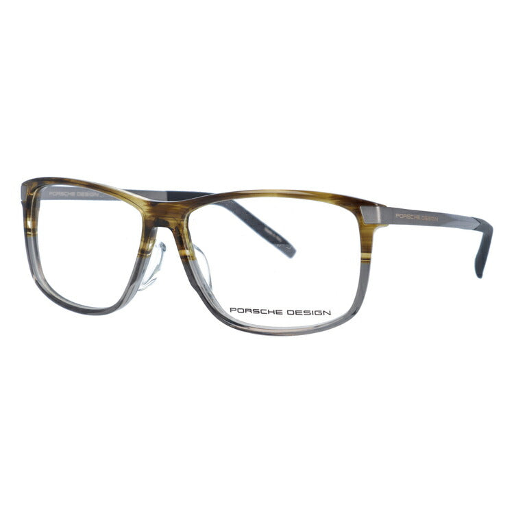 【国内正規品】ポルシェデザイン メガネフレーム 伊達メガネ レギュラーフィット PORSCHE DESIGN P8319 D 55サイズ ウェリントン ユニセックス メンズ レディース イタリア製 ラッピング無料