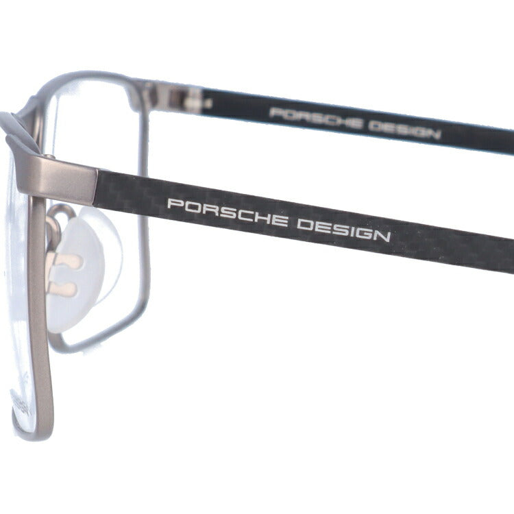 【国内正規品】ポルシェデザイン メガネフレーム 伊達メガネ PORSCHE DESIGN P8326 D 55サイズ スクエア ユニセックス メンズ レディース イタリア製 ラッピング無料