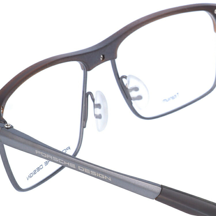【国内正規品】ポルシェデザイン メガネフレーム 伊達メガネ PORSCHE DESIGN P8343 D 57サイズ ブロー ユニセックス メンズ レディース 日本製 ラッピング無料