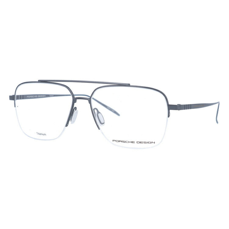 【国内正規品】ポルシェデザイン メガネフレーム 伊達メガネ PORSCHE DESIGN P8359 A 56サイズ スクエア ユニセックス メンズ レディース 日本製 ラッピング無料