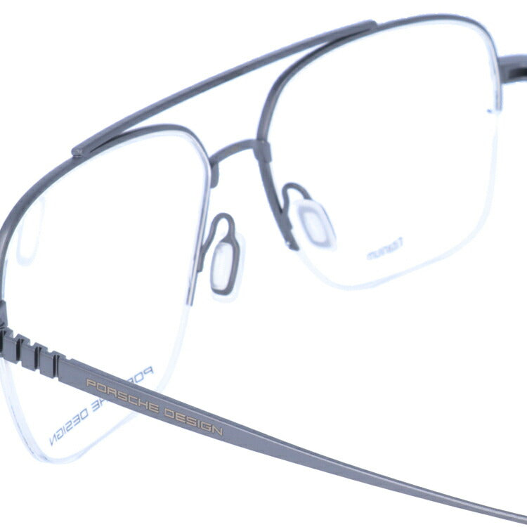 【国内正規品】ポルシェデザイン メガネフレーム 伊達メガネ PORSCHE DESIGN P8359 A 56サイズ スクエア ユニセックス メンズ レディース 日本製 ラッピング無料