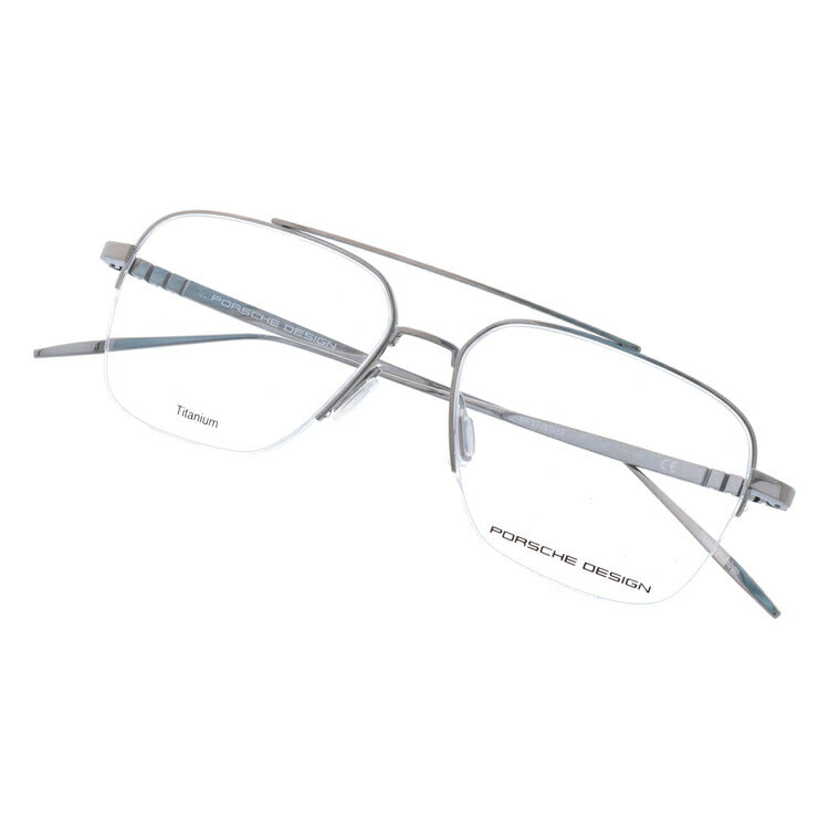 【国内正規品】ポルシェデザイン メガネフレーム 伊達メガネ PORSCHE DESIGN P8359 C 56サイズ スクエア ユニセックス メンズ レディース 日本製 ラッピング無料