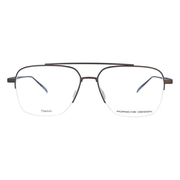 【国内正規品】ポルシェデザイン メガネフレーム 伊達メガネ PORSCHE DESIGN P8359 D 56サイズ スクエア ユニセックス メンズ レディース 日本製 ラッピング無料