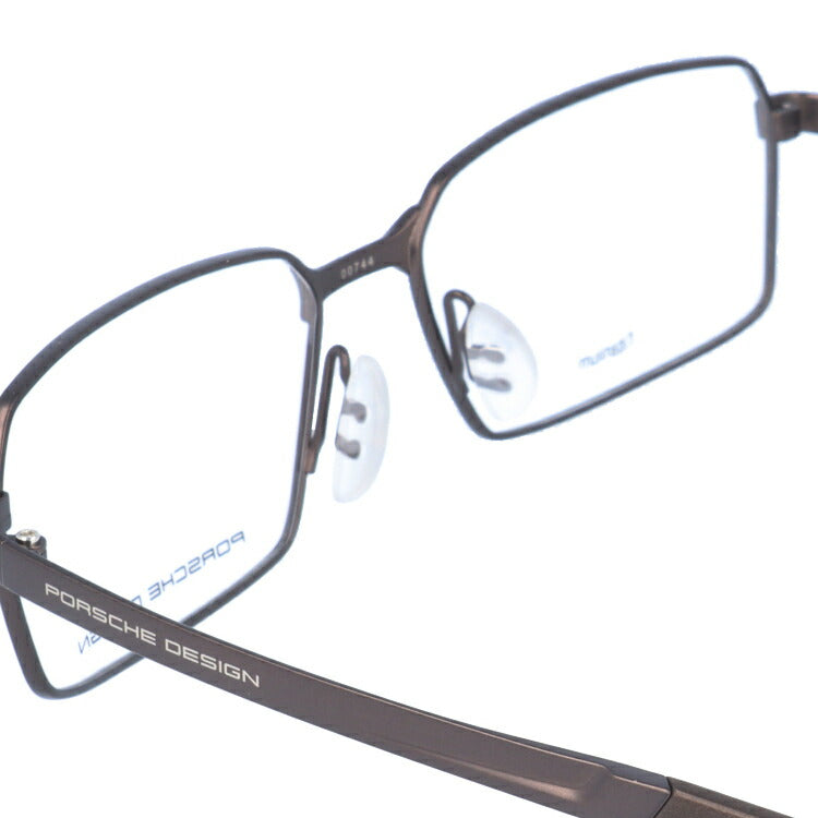 【国内正規品】ポルシェデザイン メガネフレーム 伊達メガネ PORSCHE DESIGN P8724 B 56サイズ スクエア ユニセックス メンズ レディース 日本製 ラッピング無料