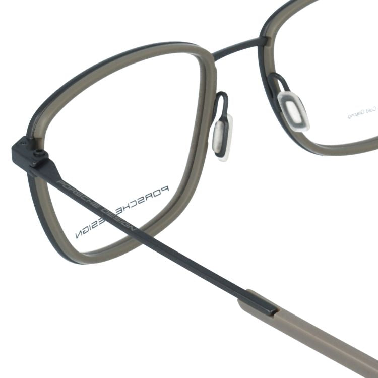 【国内正規品】ポルシェデザイン メガネフレーム 伊達メガネ PORSCHE DESIGN P8365 E 53サイズ スクエア型 ユニセックス メンズ レディース