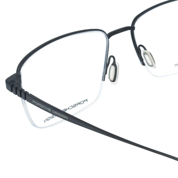 【国内正規品】ポルシェデザイン メガネフレーム 伊達メガネ PORSCHE DESIGN P8396 A 58サイズ スクエア型 ユニセックス メンズ レディース