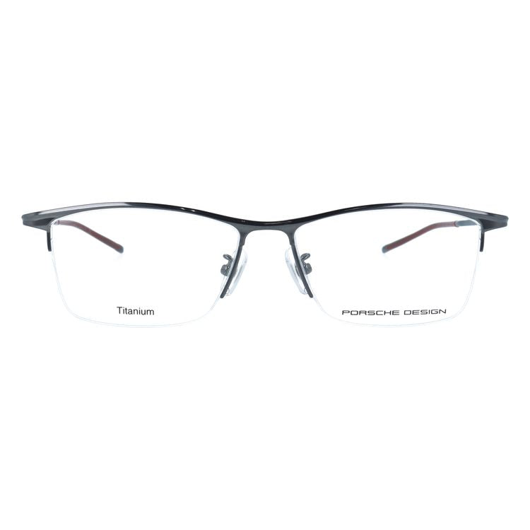 【国内正規品】ポルシェデザイン メガネフレーム 伊達メガネ PORSCHE DESIGN P8743 B 54サイズ スクエア型 ユニセックス メンズ レディース