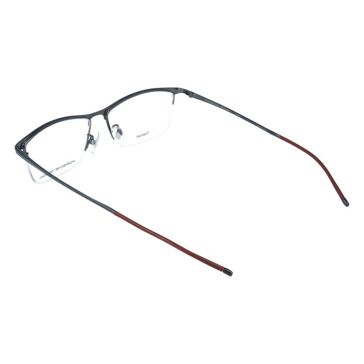 【国内正規品】ポルシェデザイン メガネフレーム 伊達メガネ PORSCHE DESIGN P8743 B 54サイズ スクエア型 ユニセックス メンズ レディース