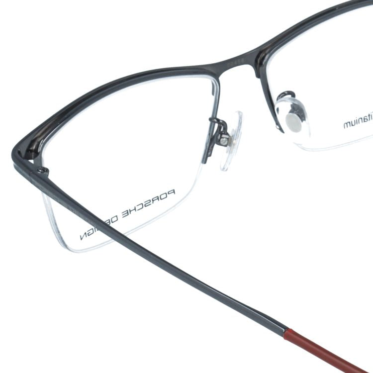 【国内正規品】ポルシェデザイン メガネフレーム 伊達メガネ PORSCHE DESIGN P8743 B 54サイズ スクエア型 ユニセックス メンズ レディース