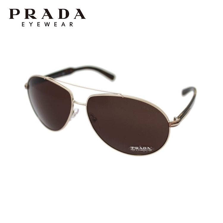 【訳あり】プラダ サングラス メンズ レディース ブランド PRADA PR50NS ZVN8C1 ライト ゴールド ブラウン prada 紫外線 UV UVカット プレゼント ギフト【海外正規品】