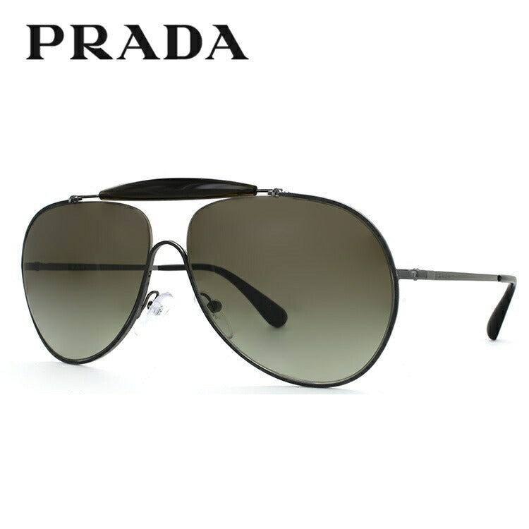 【国内正規品】プラダ サングラス PRADA PR56SS UFT5O2 59サイズ ティアドロップ（ダブルブリッジ） メンズ UVカット ラッピング無料