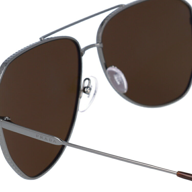 【国内正規品】プラダ サングラス 偏光サングラス PRADA PR 63XS 5AV01D 61サイズ ティアドロップ(ダブルブリッジ) ユニセックス メンズ レディース イタリア製 ラッピング無料