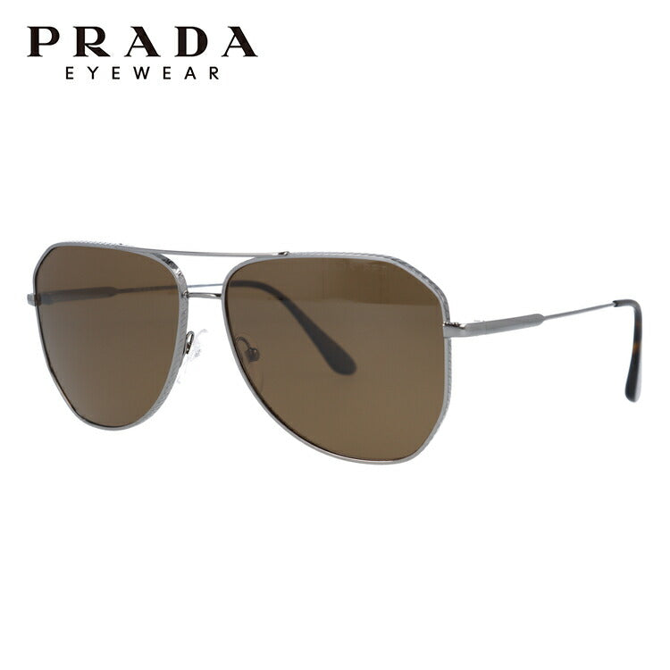 【国内正規品】プラダ サングラス 偏光サングラス PRADA PR 63XS 5AV01D 61サイズ ティアドロップ(ダブルブリッジ) ユニセックス メンズ レディース イタリア製 ラッピング無料