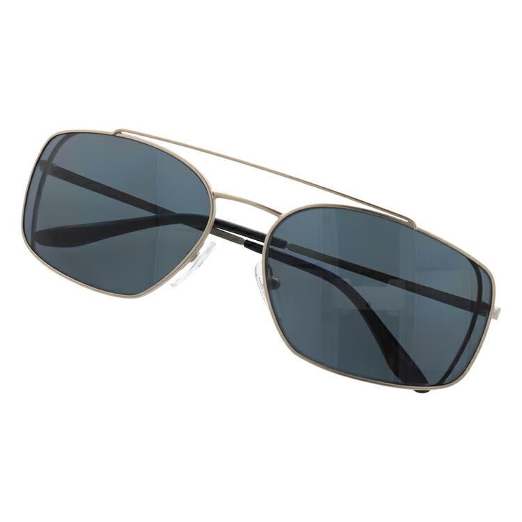 【国内正規品】プラダ サングラス 偏光サングラス PRADA PR 64VS 1BK5Z1 62サイズ スクエア(ダブルブリッジ) ユニセックス メンズ レディース イタリア製 ラッピング無料