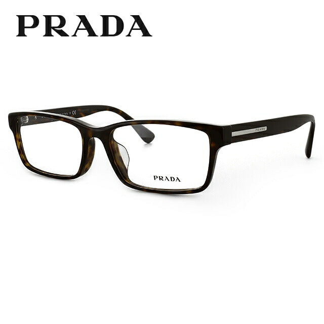 プラダ メガネフレーム 伊達メガネ アジアンフィット PRADA PR01SV 2AU1O1 56サイズ スクエア型 ユニセックス メンズ レディース