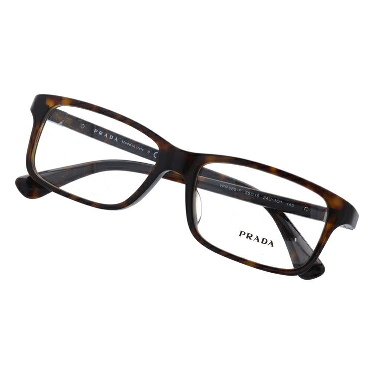 【訳あり・店頭展示品/外箱なし】【国内正規品】プラダ メガネ フレーム 眼鏡 PRADA PR06SVF 2AU1O1 56サイズ アジアンフィット スクエア型 ブランド メンズ レディース アイウェア UVカット ギフト対応 ラッピング無料