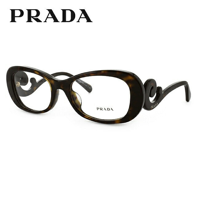 【訳あり】プラダ メガネ 度付き 度なし 伊達メガネ 眼鏡 PRADA ミニマルバロック PR09PVA 2AU1O1 54 ハバナ アジアンフィット MINIMAL BAROQUE レディース メンズ UVカット 紫外線 ラッピング無料 【海外正規品】