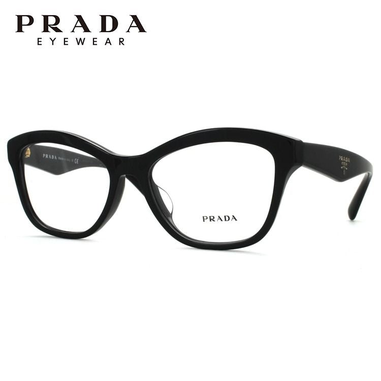 【訳あり】プラダ メガネ フレーム 伊達メガネ 老眼鏡 度付き ブルーライトカット PRADA フォックス PR29RVF 1AB1O1 54 眼鏡 めがね プレゼント ギフト【海外正規品】