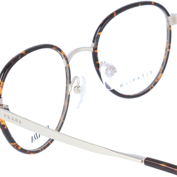 【訳あり・店頭展示品/外箱なし】【国内正規品】プラダ メガネ フレーム 眼鏡 PRADA PR57SVD 2AU1O1 49サイズ ボストン型 ブランド メンズ レディース アイウェア UVカット ギフト対応 ラッピング無料