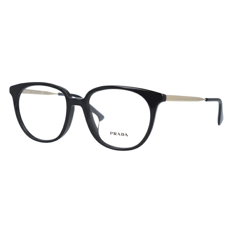 【国内正規品】メガネ 度付き 度なし 伊達メガネ 眼鏡 プラダ アジアンフィット PRADA PR13UVF 1AB1O1 52サイズ ウェリントン型 レディース UVカット 紫外線 ラッピング無料