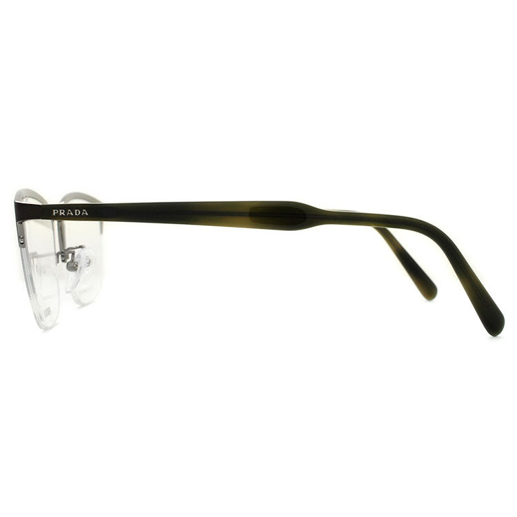 【国内正規品】プラダ 伊達メガネ 眼鏡 PRADA PR57TVD U6C1O1 55サイズ ブロー型 メンズ レディース ラッピング無料
