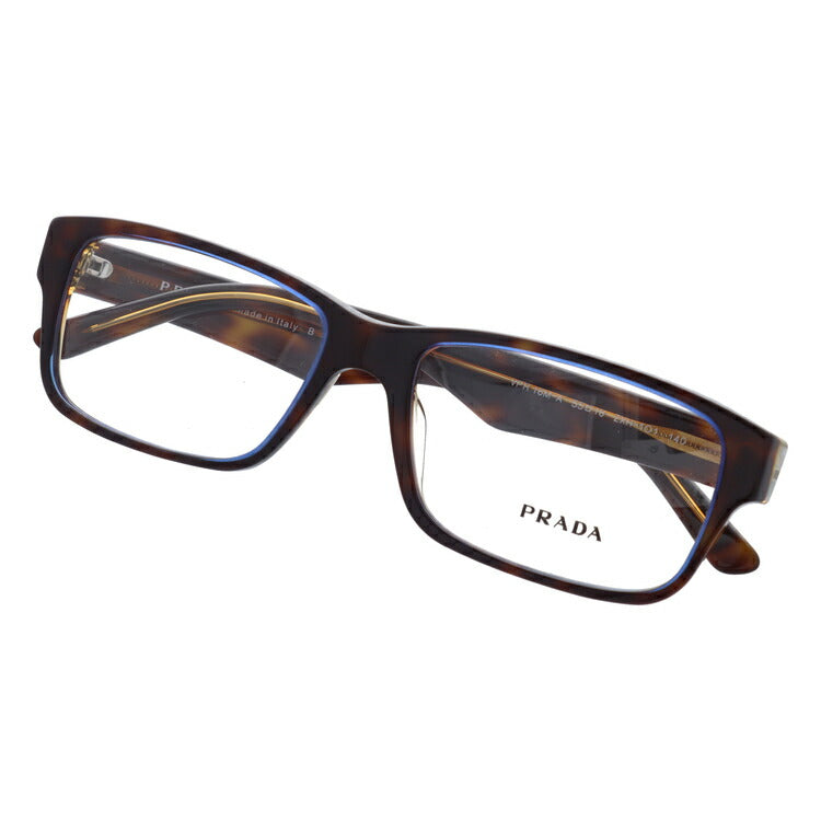 【訳あり・店頭展示品/外箱なし】【国内正規品】プラダ メガネ フレーム 眼鏡 PRADA PR16MVA ZXH1O1 55サイズ アジアンフィット スクエア型 ブランド メンズ レディース アイウェア UVカット ギフト対応 ラッピング無料