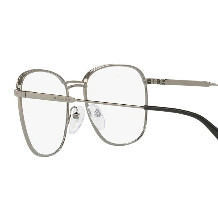 【国内正規品】プラダ メガネ 度付き 度なし 伊達メガネ 眼鏡 PRADA PR57VV M4Y1O1 52サイズ ウェリントン(ダブルブリッジ) メンズ レディース UVカット 紫外線 ラッピング無料