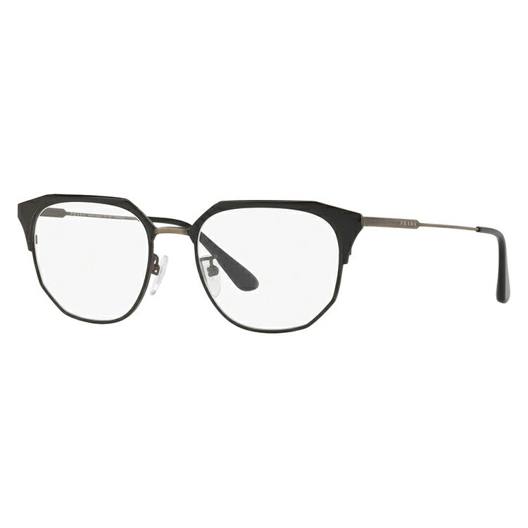 【国内正規品】メガネ 度付き 度なし 伊達メガネ 眼鏡 プラダ アジアンフィット PRADA PR56VVD 1AB1O1 52サイズ ウェリントン型 メンズ レディース UVカット 紫外線 ラッピング無料