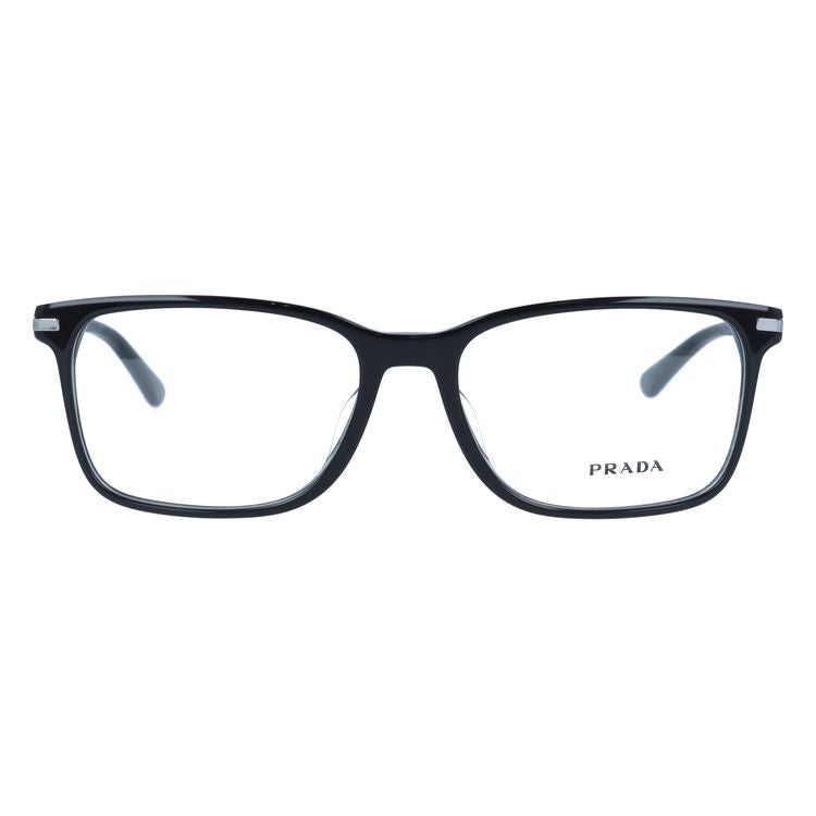 【国内正規品】プラダ メガネフレーム 伊達メガネ フルフィット(アジアンフィット) PRADA PR 14WVF 1AB1O1 56サイズ スクエア ユニセックス メンズ レディース